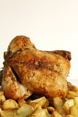 Rost Chicken with potatoes / Pollo Arrosto con patate
