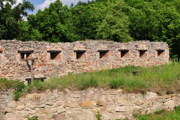 ruins of castle Lukov,Czech