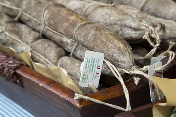 typical italian handmade cold cuts