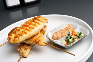Grilled Chicken Satay Skewers