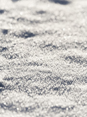Obraz premium Clean white snow in a close up image