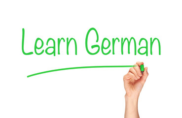 Learn German Concept