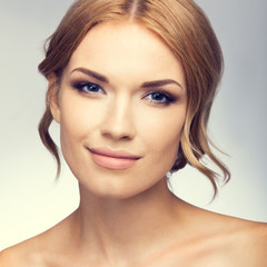 Fototapeta premium Portrait of beautiful young blond woman
