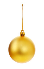 Yellow Christmas Ball