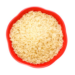 Bowl Of Raw Rice