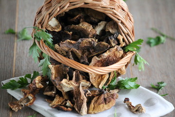 Dried porcini mushrooms