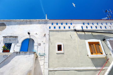 Picturesque narrow street of Peschici