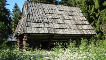 stary drewniany dom w Jurgowie