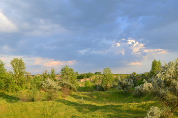 Fototapeta na wymiar Природа - небо с облаками