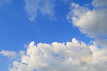 Naklejka na ściany i meble Природа - небо с облаками