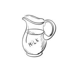doodle jug of milk