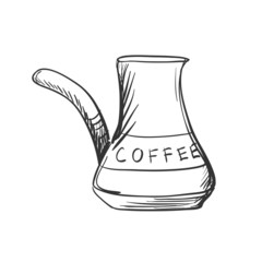 doodle Turk to brew coffee