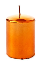 Yellow Christmas candle