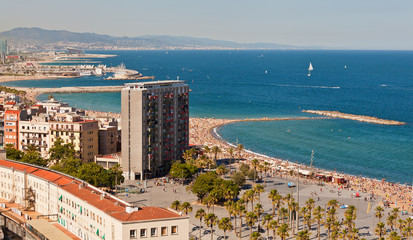 Obraz premium Barceloneta beach