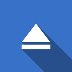 eject flat icon open sign