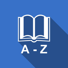 dictionary flat icon