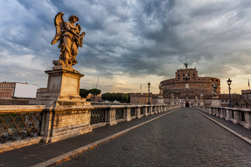 Fototapeta na wymiar Castel Sant'Angelo, Rome. Italy