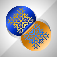 Snowflake stickers for decoration, as part of other designs and for other creative purposes.
Editable vector with several layers.
Eps 10