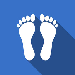 foot flat icon