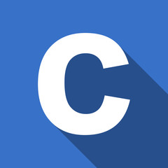 copyright flat icon