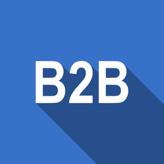 b2b flat icon