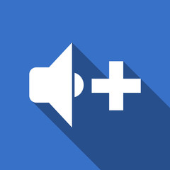 speaker volume flat icon music sign