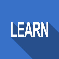 learn flat icon