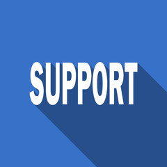 support flat icon