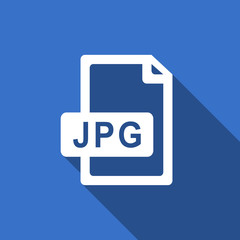 jpg file flat icon