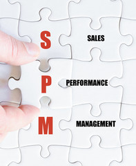 Last puzzle piece with Business Acronym SPM