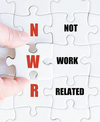 Last puzzle piece with Business Acronym NWR