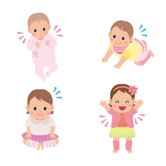 赤ちゃん　イラスト　乳児