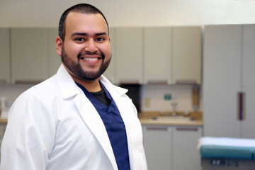 Hispanic Male Healthcare Professional