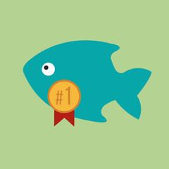 pet illustration over color background