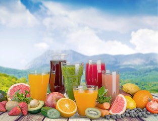 Fototapeta premium Fruit, drink, grape.