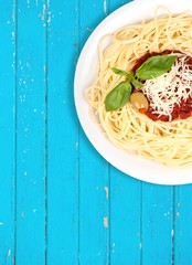 Spaghetti, italian, tomato.