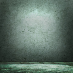 grunge empty room interior