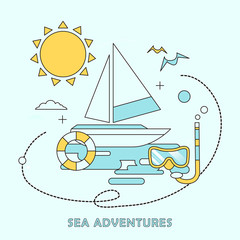 sea adventures concept