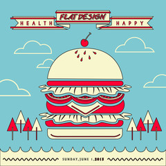 attractive fast food restaurant menu