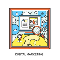 digital marketing concept