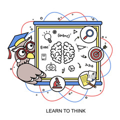 learn to think concept