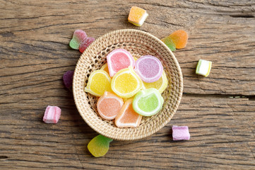 jelly candy dessert