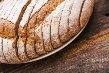 Fresh Organic Rye Bread