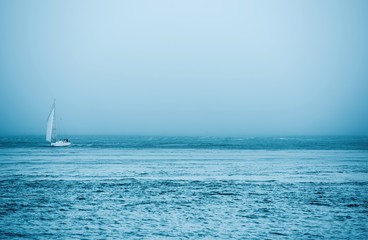 Fototapeta premium Yacht and the Sea