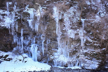 Icicle of Misotsuchi, Chichibu, Saitama, Japan