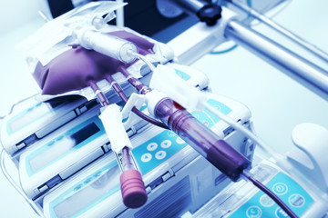 Transfusion of blood in the intensive care