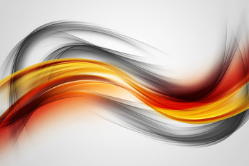 Awesome Colorful Waves Abstract Background - obrazy, fototapety, plakaty