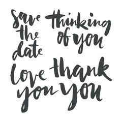 Set congratulatory inscriptions.