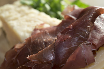 bresaola and parmesan