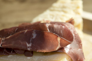 bresaola and parmesan